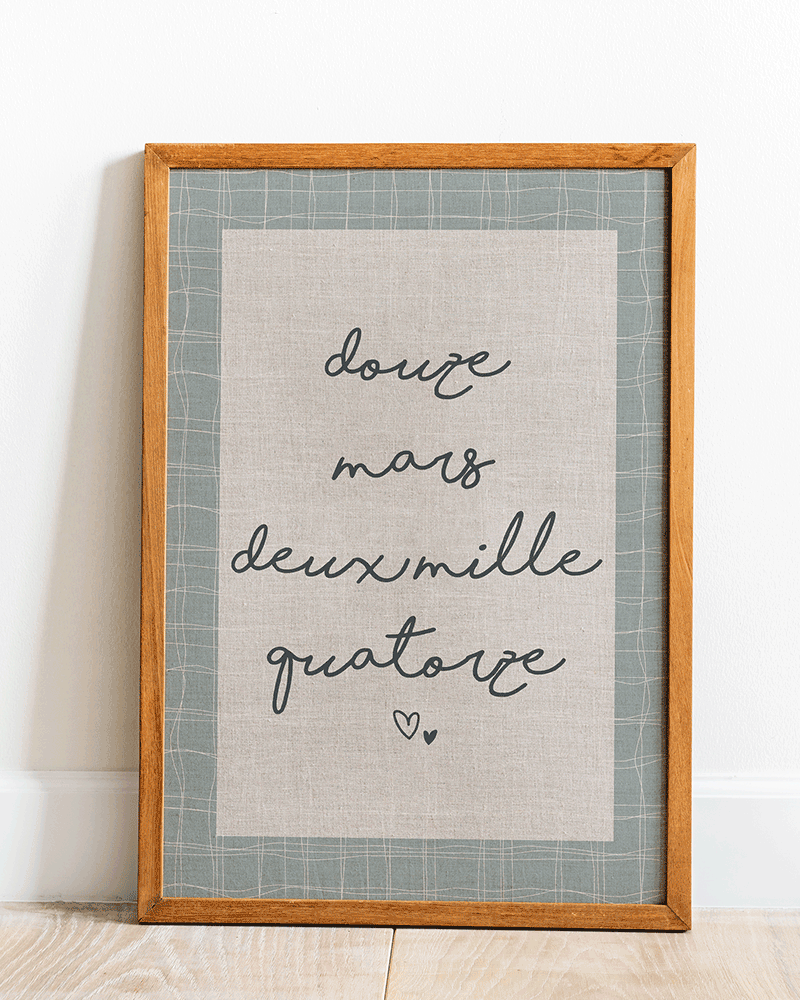 Affiche Date - Marius