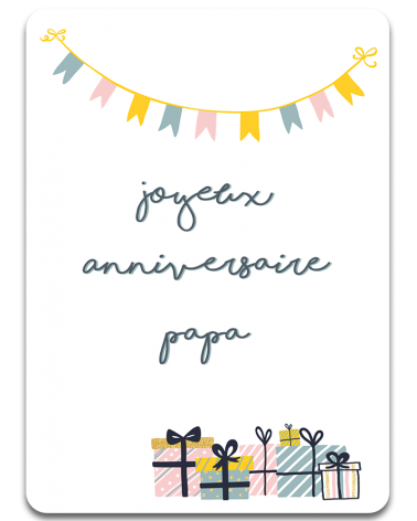 Cartes Evénements - Joyeux Anniversaire Papa