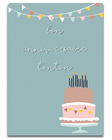 Cartes Evénements - Bon anniversaire tonton