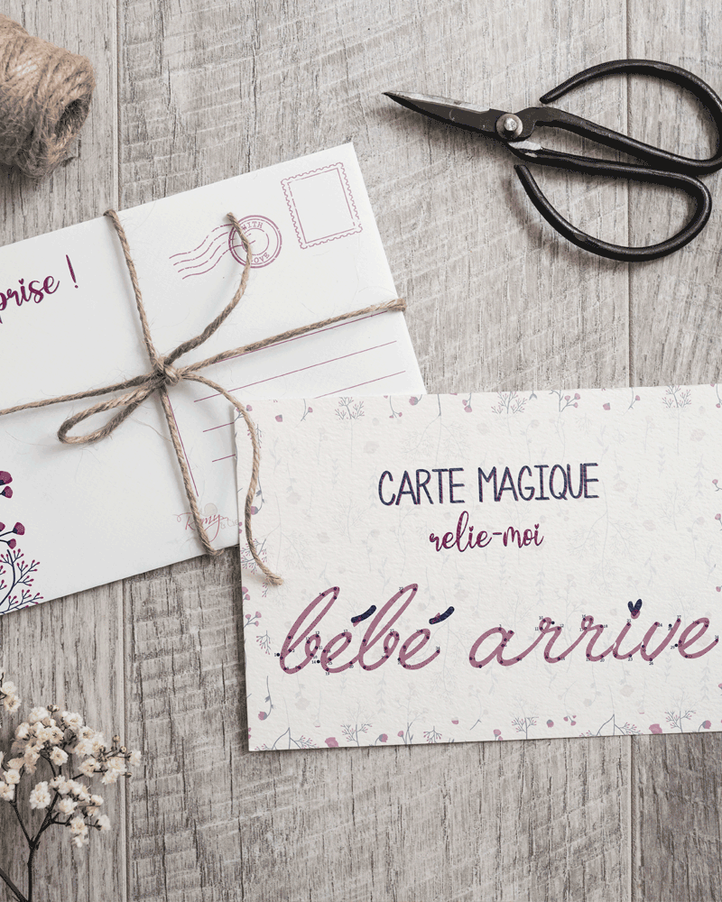 Carte à relier de Grossesse Soline - Reliée