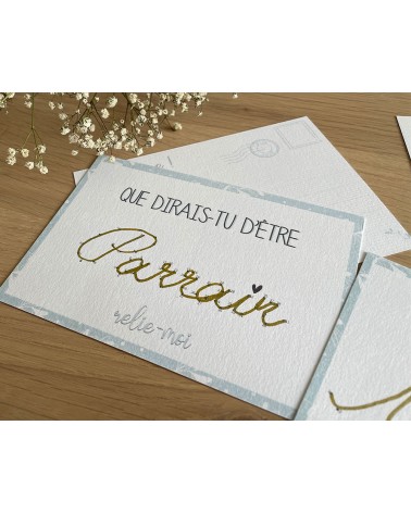 Carte à relier Parrain - Eden