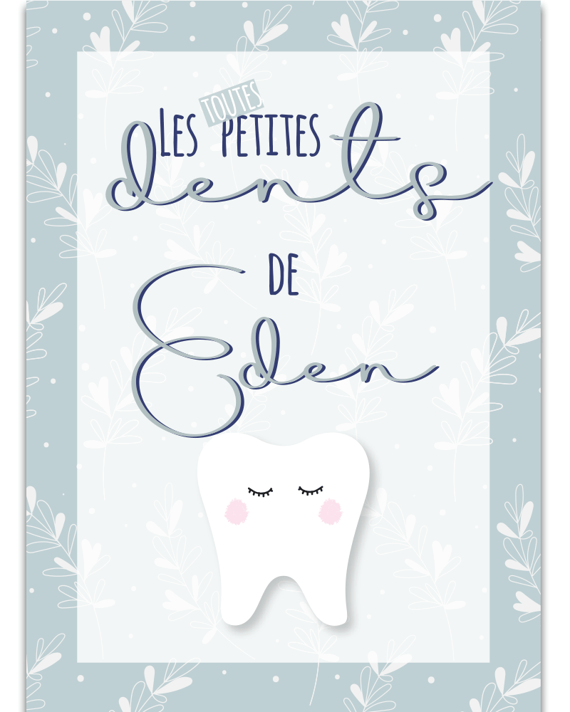Carte à dents Eden - Recto