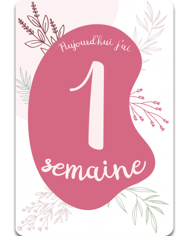 Carte Etape Lou - Recto - 1 semaine
