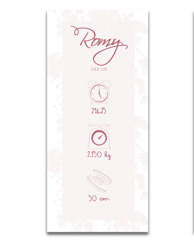 Faire-Part Romy - Intérieur Gauche