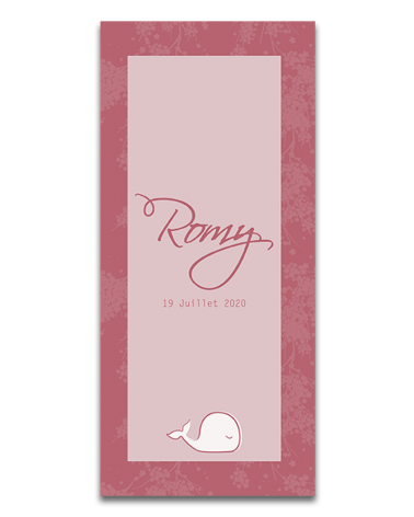 Faire-Part Romy - Recto