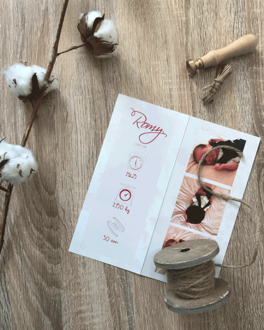 Faire-Part Romy - Intérieur